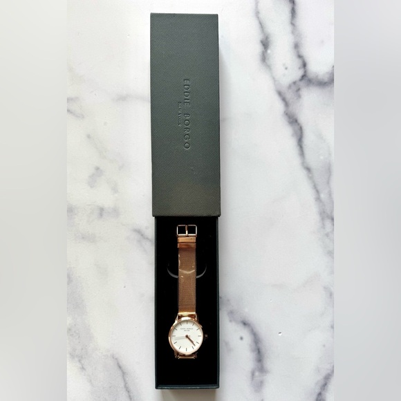 NEW IN BOX Eddie Borgo "The Soho" Rose Gold Watch - Picture 4 of 4